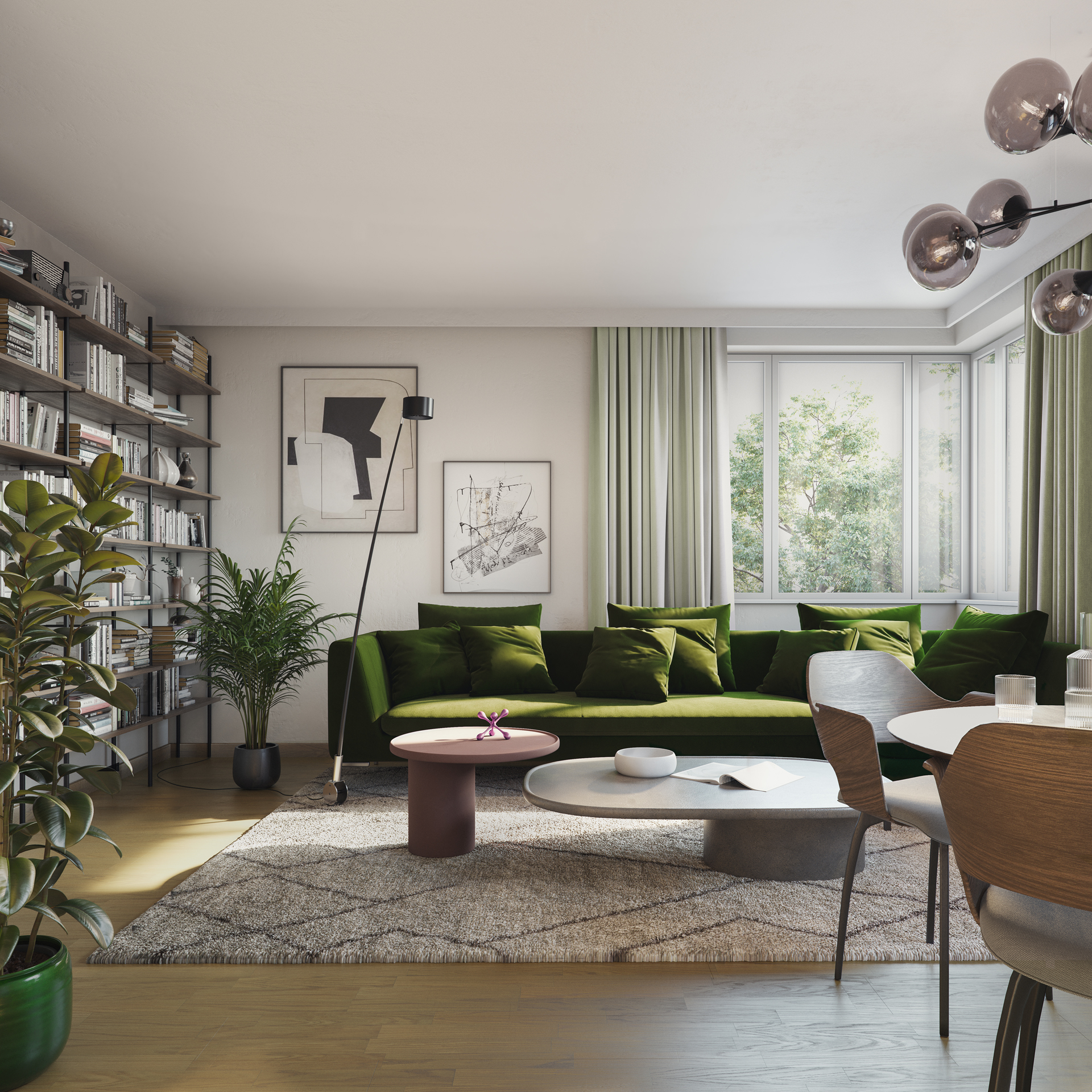 3D interior rendering of Nordbahnhof, Austria, crafted by RNDR